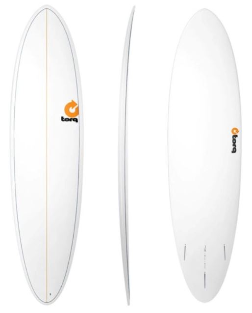 Surfbräda Torq Funboard 7 2 Pinlines i gruppen Vågsurf / Vågsurfbrädor / Fun/ Fish / Minimal / Hybrid hos Surfspot Sweden AB (torq72white)