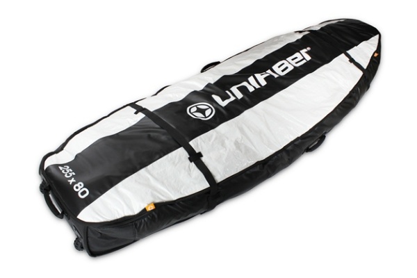 Unifiber dubbel boardbag med hjul 255X80 i gruppen Vindsurfing / Tillbehör Vindsurf / Bagar och fodral vindsurf hos Surfspot Sweden AB (unidou)