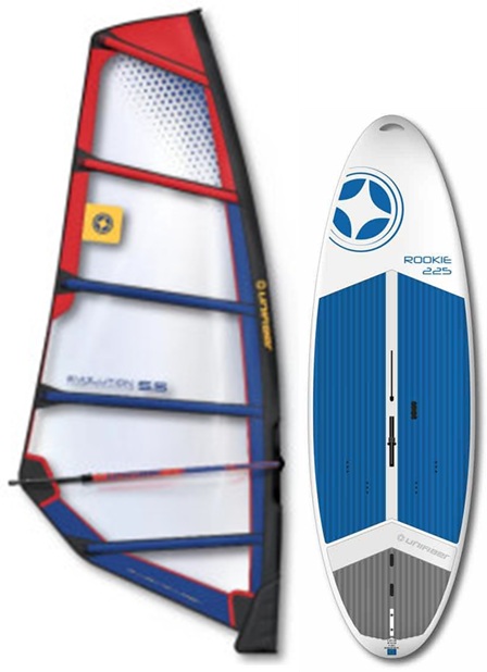 Komplett set nivå 1-3 Unifiber (Nybörjare / Utveckling) i gruppen Windsurf / Vindsurfingbrädor / Kompletta paket hos Surfspot Sweden AB (unifwindsurfpack)