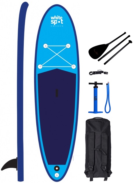 Whitespot SUP 10 6 x 32 Blå (uppblåsbar) i gruppen SUP / SUP brädor hos Surfspot Sweden AB (ws106)
