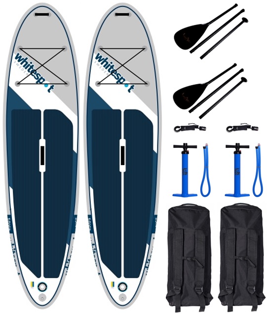 Whitespot Familjepaket 2x SUP 10 6 x 32 (uppblåsbar) i gruppen SUP / SUP bräda hos Surfspot Sweden AB (wsfamily106)