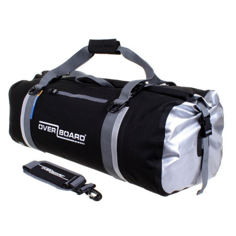 Overboard Waterproof Duffel Bag 60 Liter Black Classic
