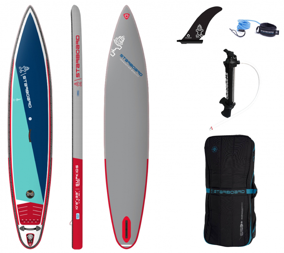 Starboard Sup 10 6 x 23 x 4.75 SUP Kids Racer Deluxe SC (uppblåsbar)