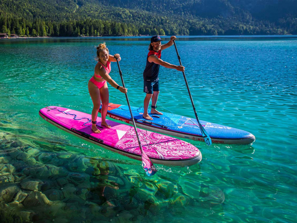 Starboard Sup 11 2 x 31+ iGO (Tikhine) Sun Deluxe SC (uppblåsbar)