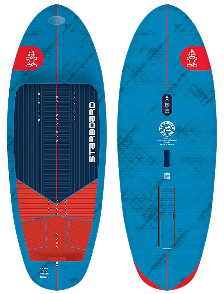 Starboard Take Off Blue Carbon 6'0 x 24 ink stroppar och strumpa (Demokörd)