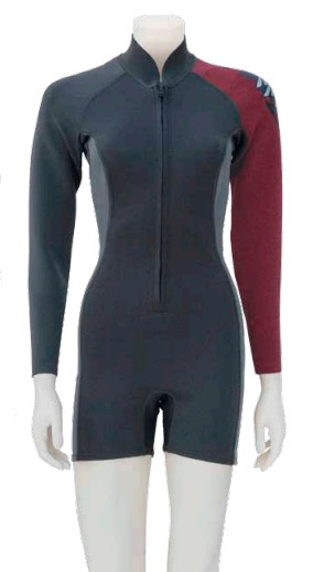 Ascan sup shorty långärm dam