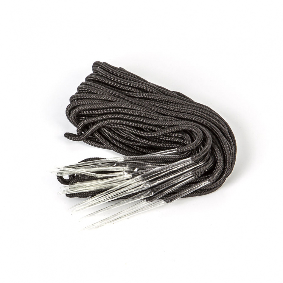 Obrien Thick Laces black (1 par = 2 st)