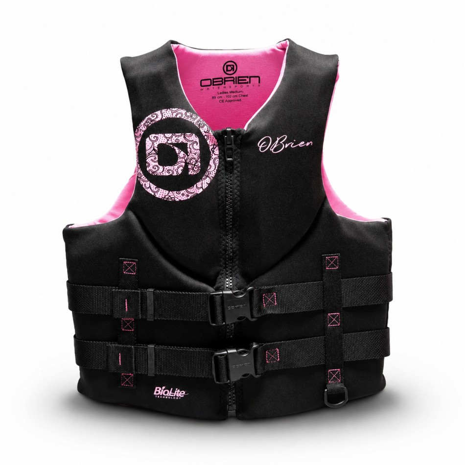 Obrien Womens Traditional Life Jacket Pink