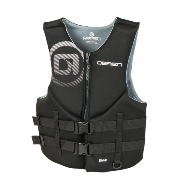 Obrien Mens Traditional Life Jacket Svart
