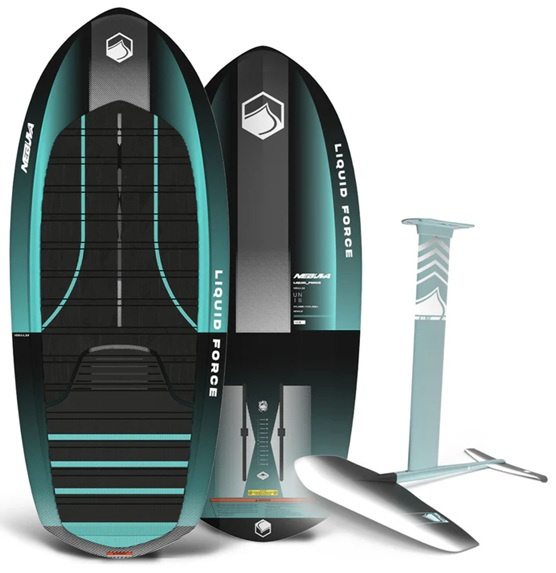 Liquid Force Nebula board with Horizon Classic Surf 155