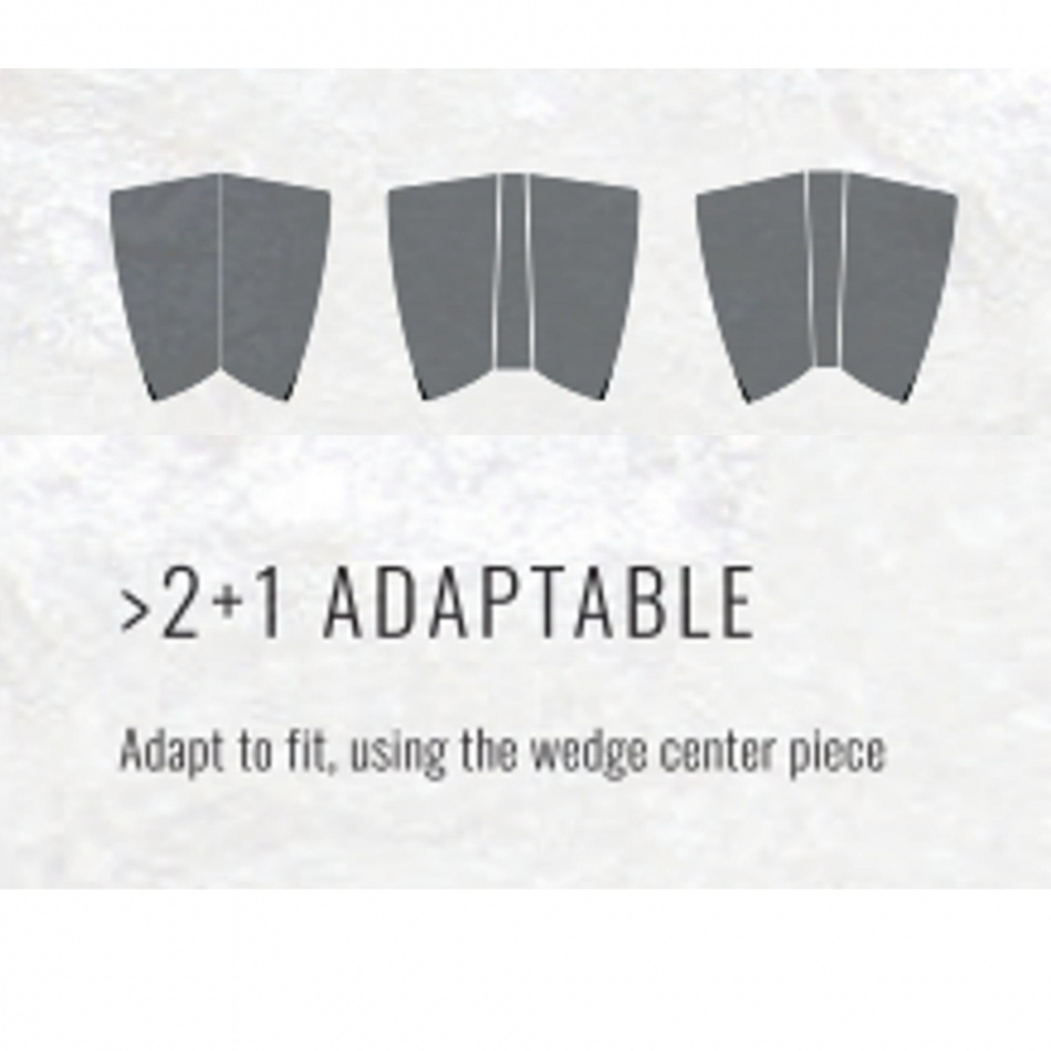 ROAM Footpad Deck Grip Traction Pad 2+1 black