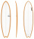Surfbräda Torq Fish 6 6 orange rail Surfbräda Torq Fish 6 6 orange rail