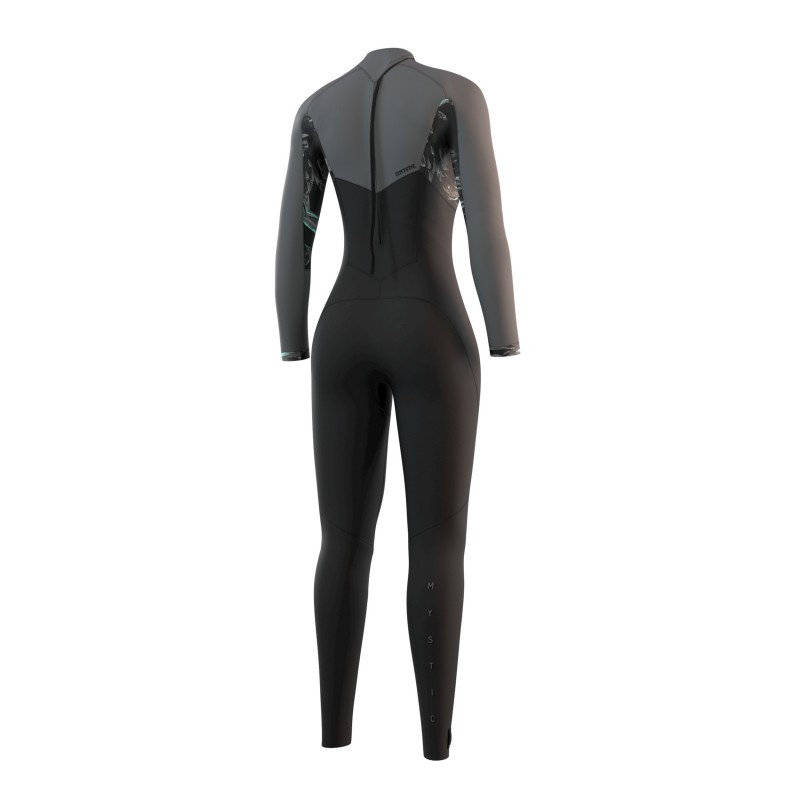 Mystic Dazzled Fullsuit 5/3mm Bzip Women Black (utgående), endast XL kvar