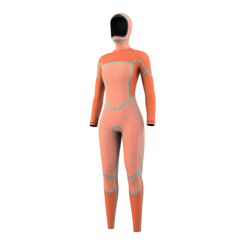Mystic Gem Hooded Fullsuit 6/4/3mm DFzip Women