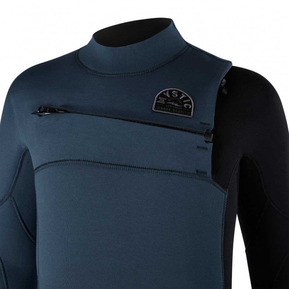 Mystic Marshall Fullsuit 5/3mm Fzip Junior Night Blue 2022
