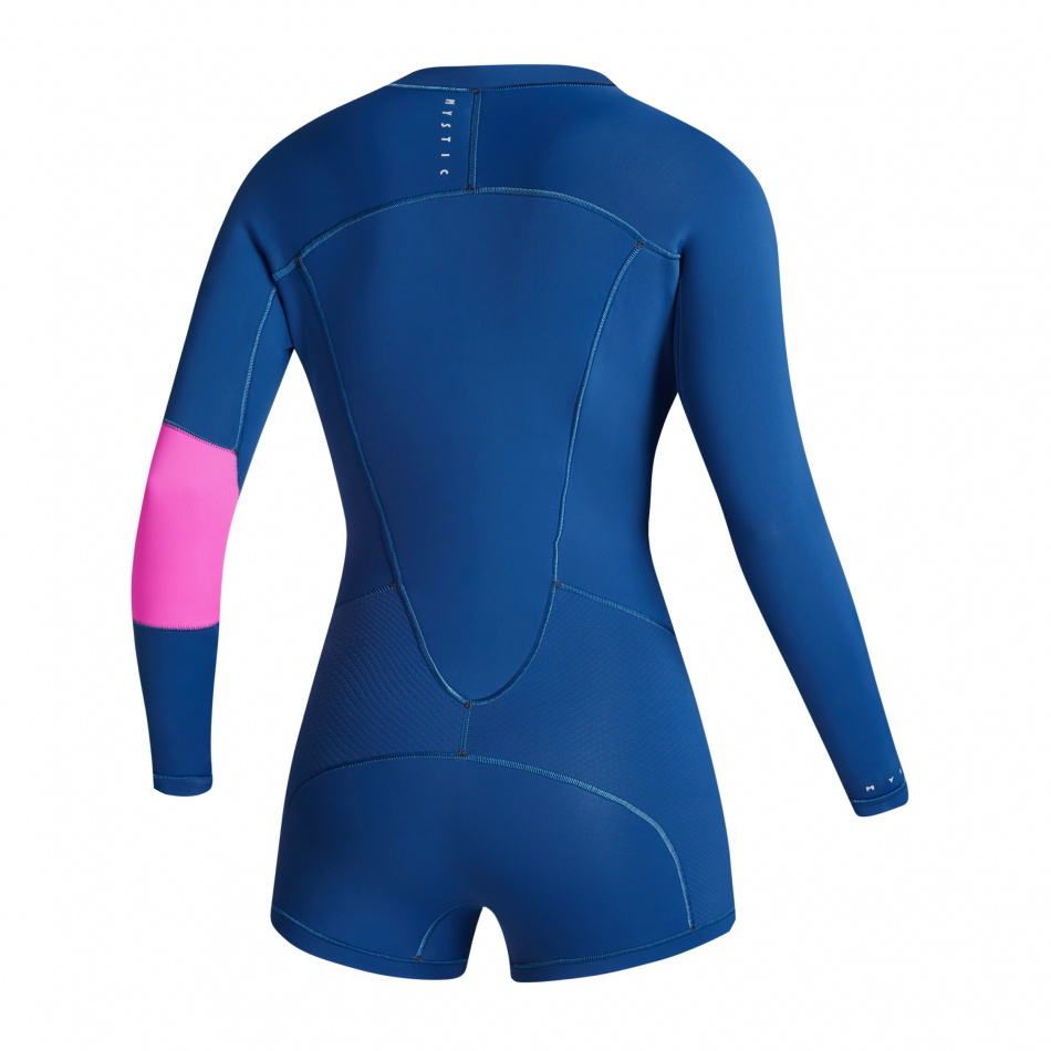 Mystic Lunar Longarm Shorty 2/2mm Fzip Women Summer Blue 2022