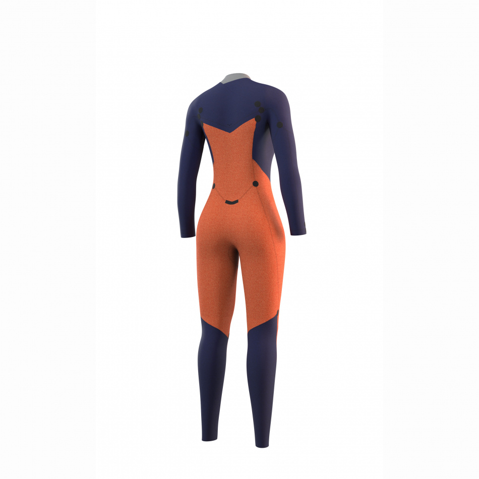 Mystic Dazzled Fullsuit 3/2mm Double Fzip Women Night Blue 2022