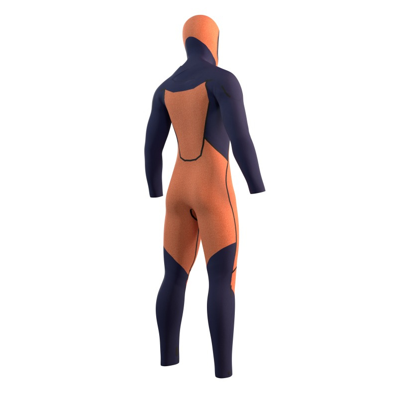 Våtdräkt Herr 5/3 Mystic Marshall Hooded Fzip Black