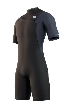 Våtdräkt Herr 3/2 Mystic Marshall Shorty Fzip Black