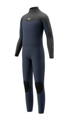 Mystic Star Fullsuit 5/4mm Bzip Junior Black Navy
