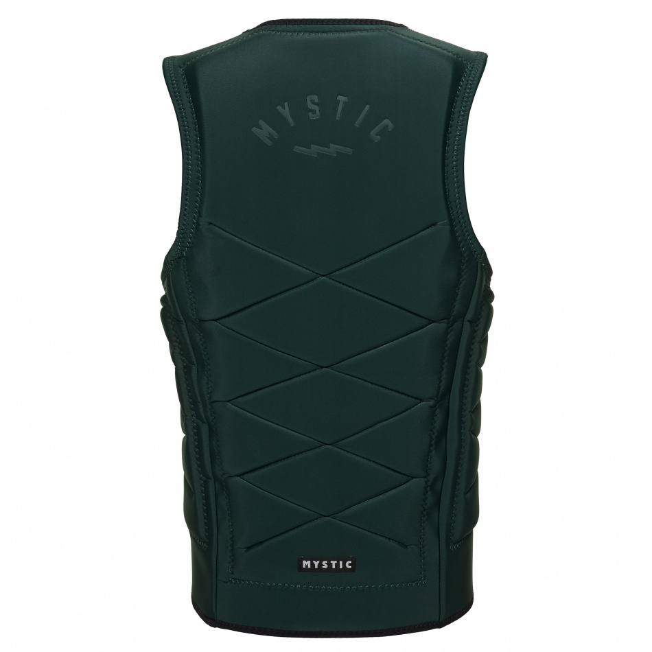 Mystic Outlaw Impact Vest Fzip Wake Dark Leaf