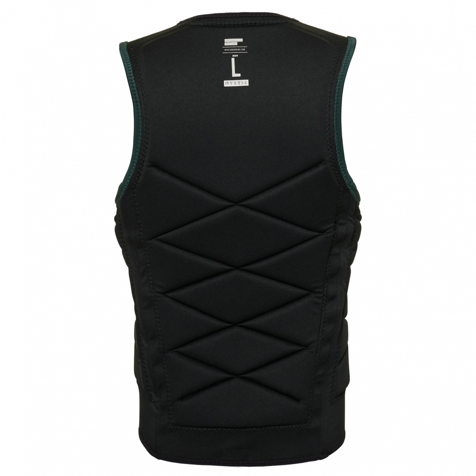 Mystic Outlaw Impact Vest Fzip Wake Dark Leaf
