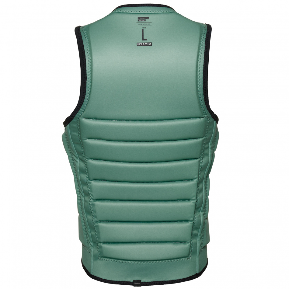 Mystic Check Out Impact Vest Fzip Wake Black