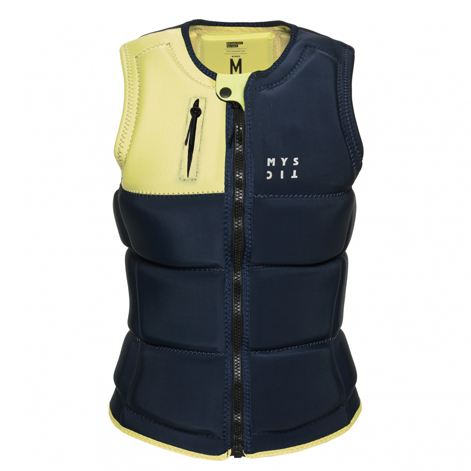 Mystic Dazzled Impact Vest Fzip Wake Women Night Blue