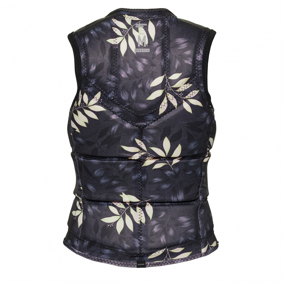 Mystic Dazzled Impact Vest Fzip Wake Women Black