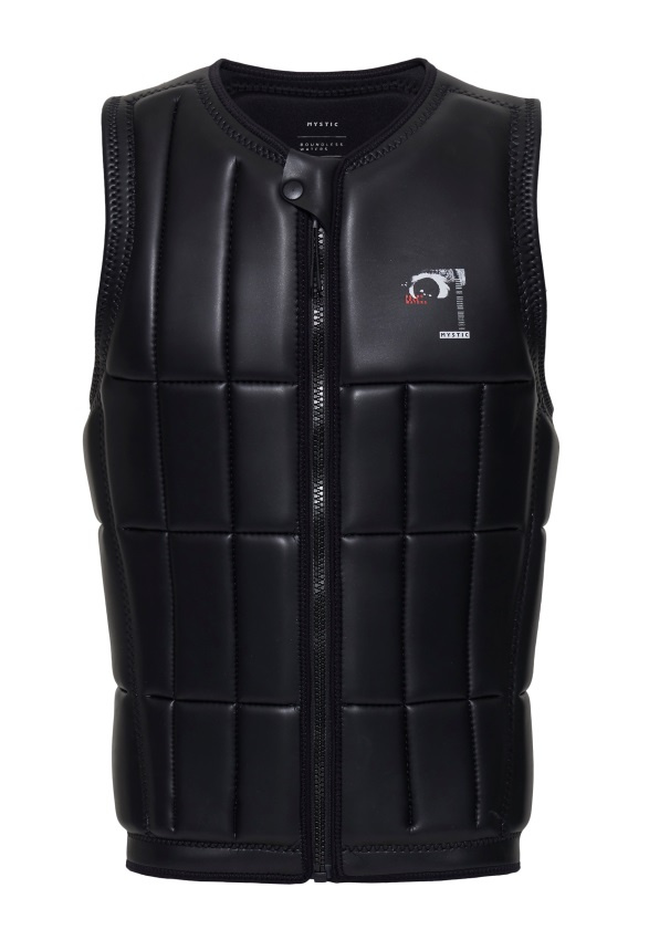 Mystic Anarchy Impact Vest Fzip Wake Black