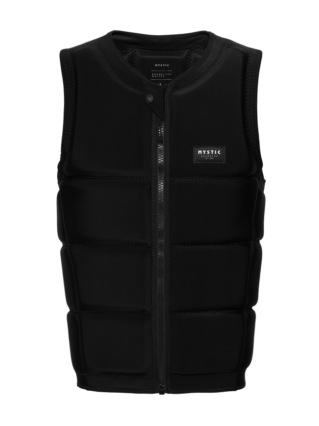 Mystic Star Impact Vest Fzip Wake Black