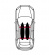 Mystic Roofrack System Double Black Mystic Roofrack System Double Black