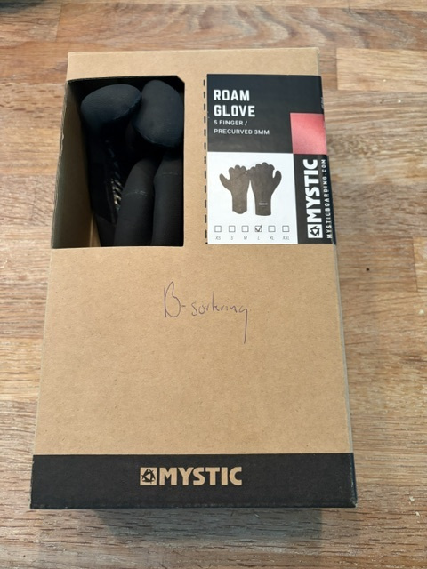 Mystic Roam Glove 3mm 5 Finger Precurved Large (b-sortering)