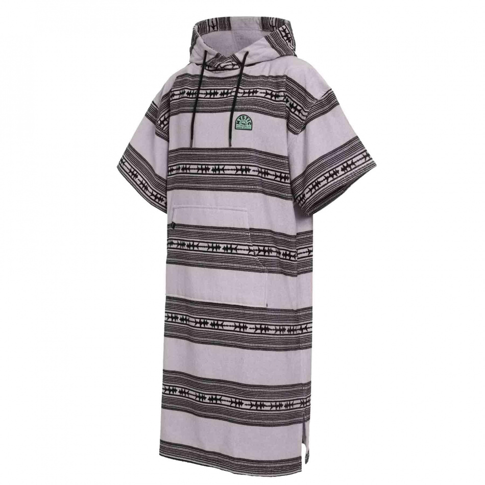 Mystic Poncho Velour Cool White