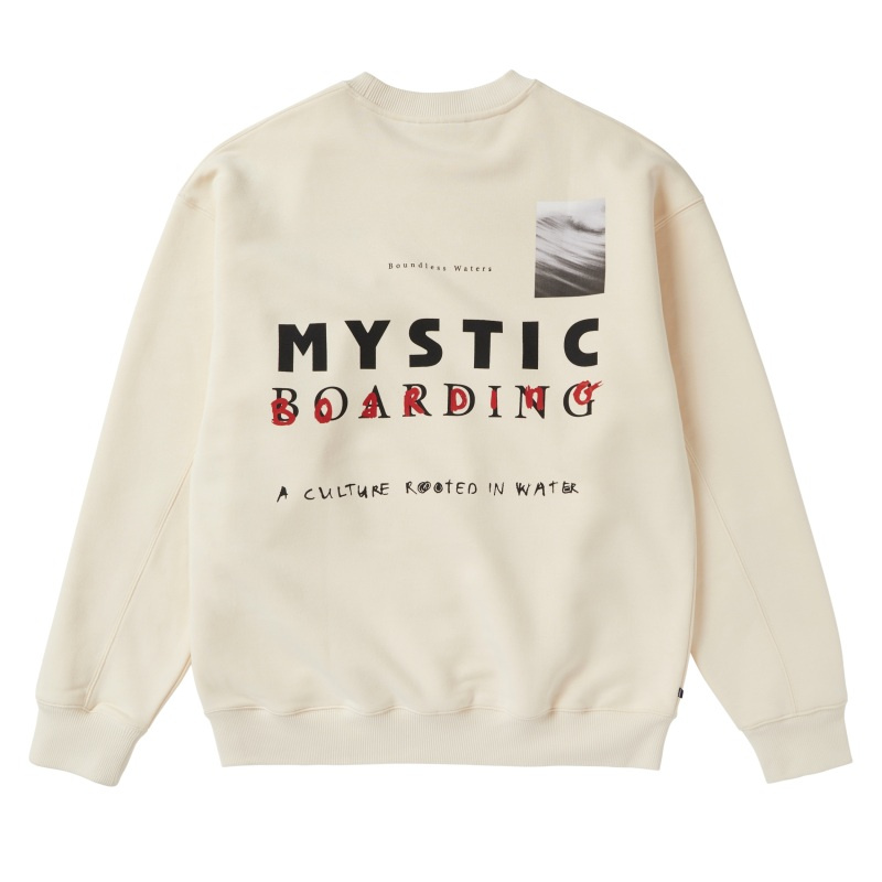 Mystic Trace Crew Sweat Off White