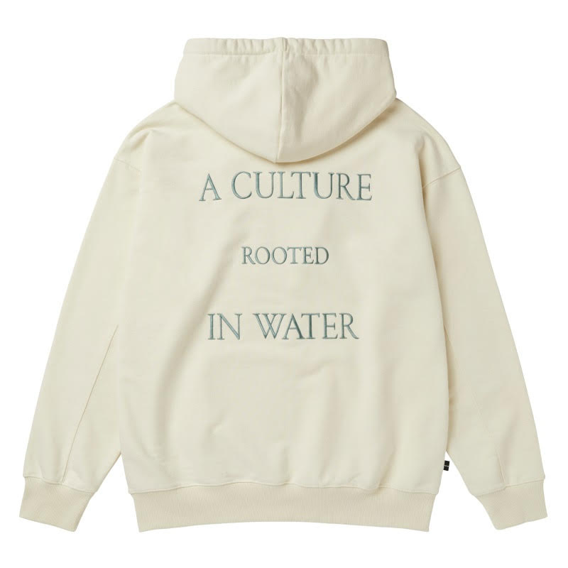 Mystic Rooted Hood Sweat Dirty White