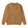 Mystic Trademark Crew Sweat Slate Brown Mystic Trademark Crew Sweat Slate Brown