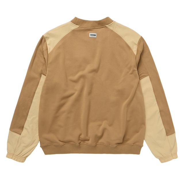 Mystic Conflux Crew Sweat Slate Brown