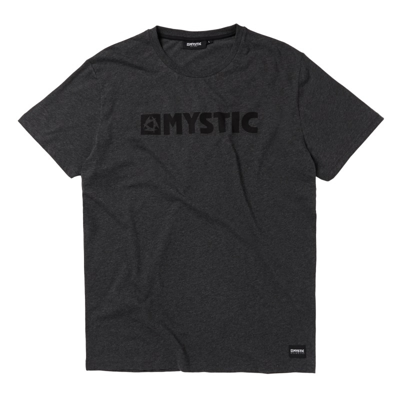 Mystic Brand Tee Asphalt Melee
