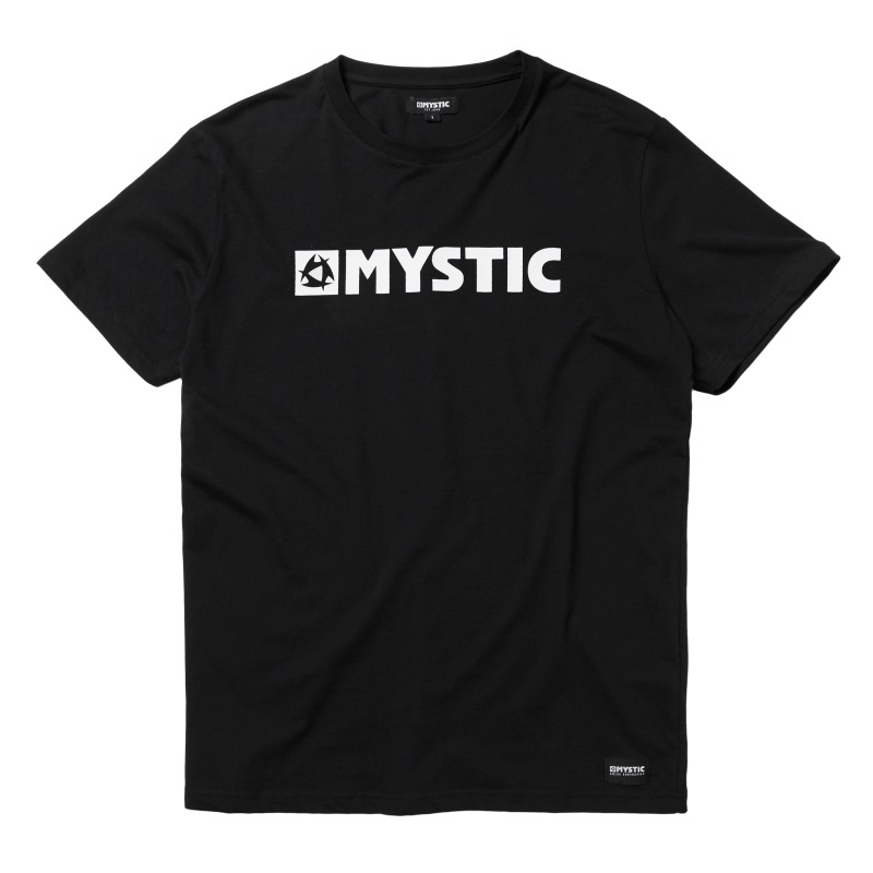Mystic Brand Tee Black (Utgående)