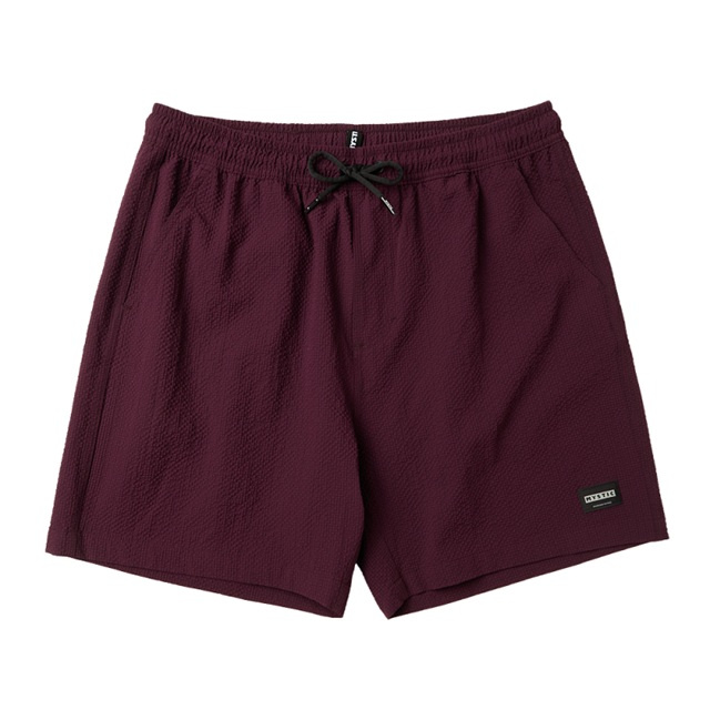 Mystic Brand Structure Swim Short Oxblood Red