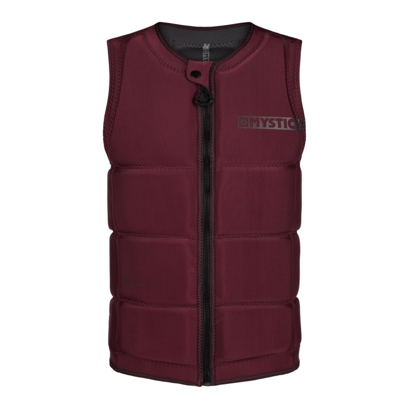 Mystic Star Impact Vest Fzip Wake CE Oxblood Red