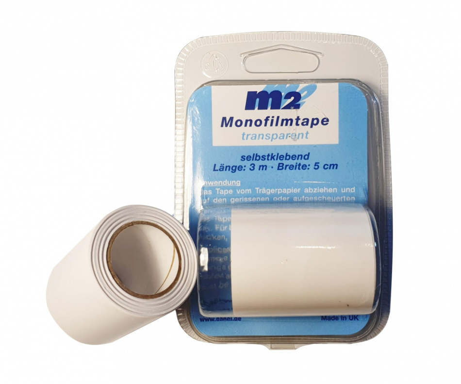 Monofilmstejp (Mylar) rulle 5cm x 3m