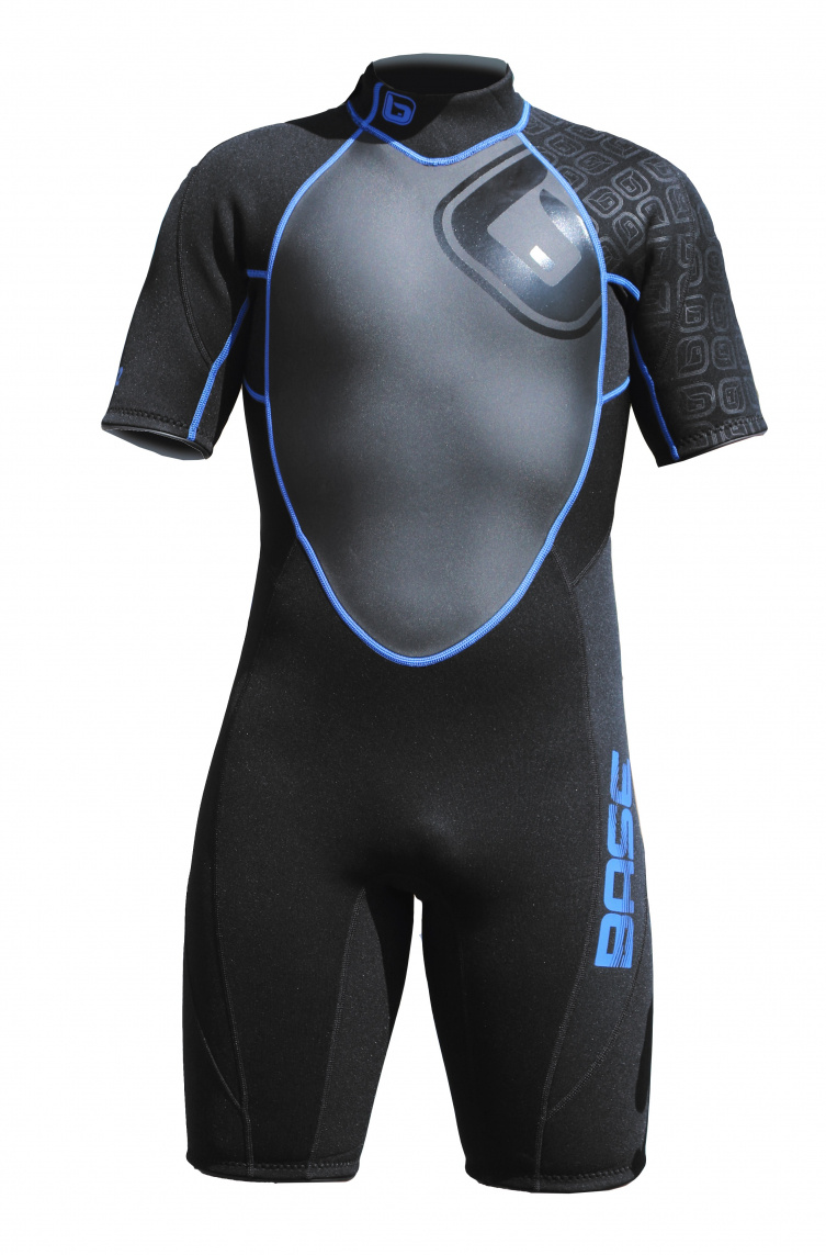 Våtdräkt Base Std Shorty Herr Svart/Blå