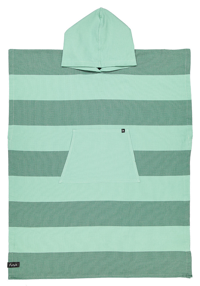 Futah Poncho Set Bedu Green & Light Green