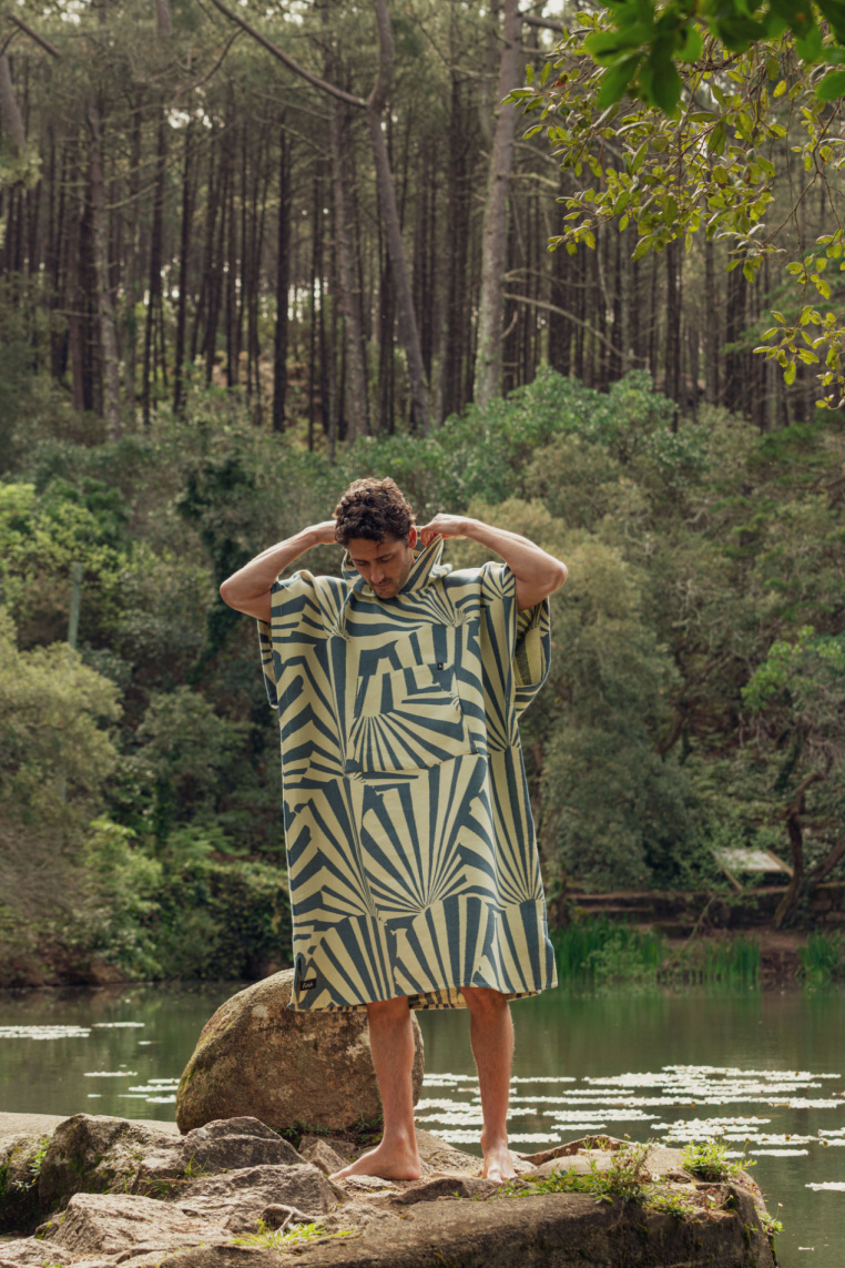 Futah Poncho Taiga Blue