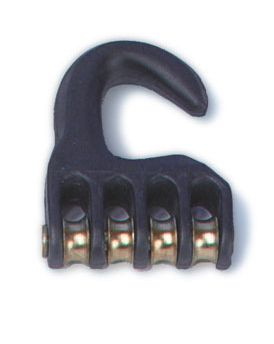 Nedhalskrok i aluminium 4 Rullar