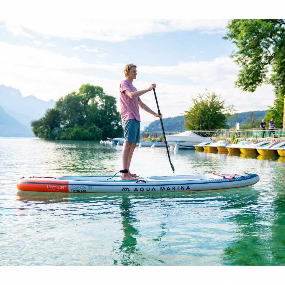 Aqua Marina Cascade Tandem Hybrid iSUP 13 2 Inflatable Paddle Board & Kayak