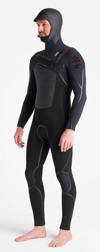 C-Skins NuWave Wired+ LQS Hooded 6/5 stl LT (med liten anmärkning)