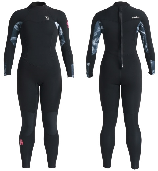 C-Skins Solace 5:4:3 Womens GBS Back Zip Steamer